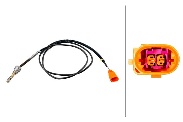 Czujnik temperatury spalin do VW, 6PT 010 376-961, HELLA w ofercie sklepu e-autoparts.pl 